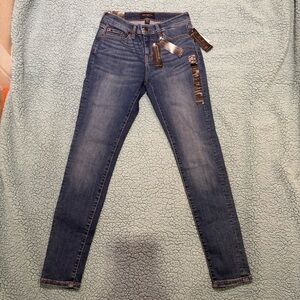 NWT Banana Republic Sculpt Skinny Womens Stretch Blue Jeans Size 25/0